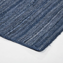 Alfombra de yute \'Amasia\' - Azul
