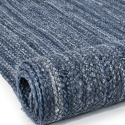 Alfombra de yute \'Amasia\' - Azul