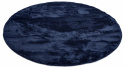 Alfombra redonda \'Aranga Super Soft\' 200cm - Azul oscuro