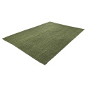 Alfombra de yute \'Amasia\' - Verde oscuro