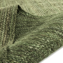 Alfombra de yute \'Amasia\' - Verde oscuro