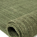 Alfombra de yute \'Amasia\' - Verde oscuro