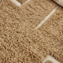 Alfombra Tipo Rya \'Lana tejida a mano Kiberg\' - Beige