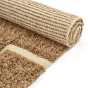 Alfombra Tipo Rya \'Lana tejida a mano Kiberg\' - Beige