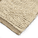 Alfombra Tipo Rya \'Lana tejida a mano Kiberg\' - Blanco