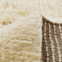 Alfombra Tipo Rya \'Lana tejida a mano Kiberg\' - Blanco