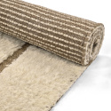 Alfombra Tipo Rya \'Lana tejida a mano Kiberg\' - Blanco