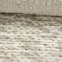 Alfombra de lana \'Talvia Braided Wool\' - Natural
