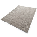 Alfombra de lana \'Larkana\' - Marrón/blanco