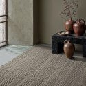 Alfombra de lana \'Larkana\' - Beige/negro