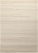 Alfombra de lana \'Almaty\' - Blanca