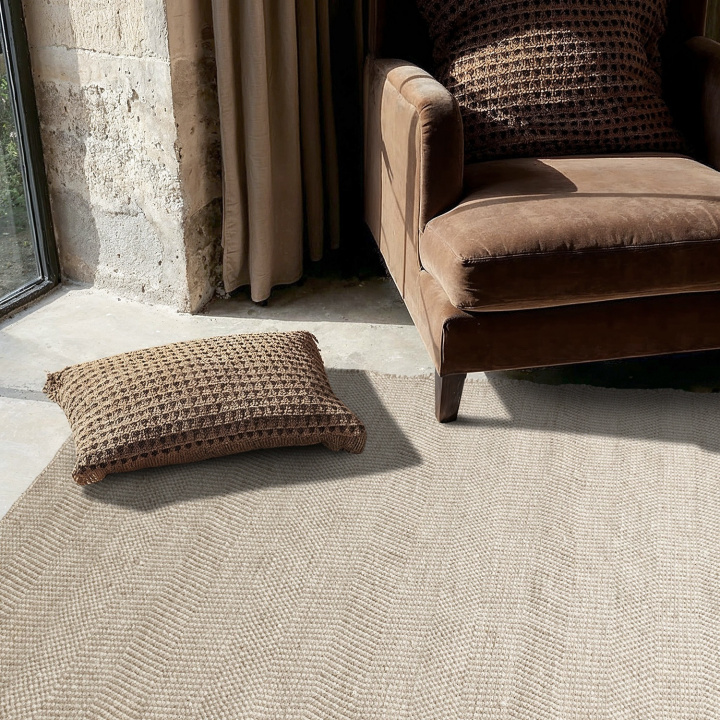 Alfombra de lana \'Larkana\' - Beige/blanco en el grupo Habitaciones / Sala de estar con Reforma (V102014)