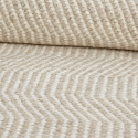 Alfombra de lana \'Larkana\' - Beige/blanco