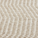 Alfombra de lana \'Larkana\' - Beige/blanco