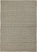 Alfombra de lana \'Monastir\' - Negro/blanco