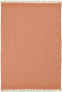 Alfombra de lana \'Arbil\' - Terracota/blanco