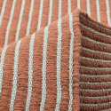 Alfombra de lana \'Arbil\' - Terracota/blanco
