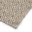 Alfombra de lana \'Monastir\' - Gris/blanco
