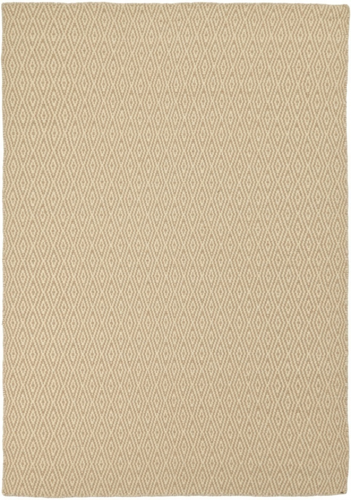 Alfombra de lana \'Monastir\' - Beige/blanco en el grupo Alfombras / Alfombras de lana con Reforma (V1020152003)