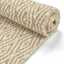 Alfombra de lana \'Monastir\' - Beige/blanco