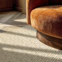 Alfombra de lana \'Monastir\' - Beige/blanco