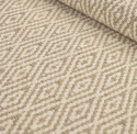 Alfombra de lana \'Monastir\' - Beige/blanco