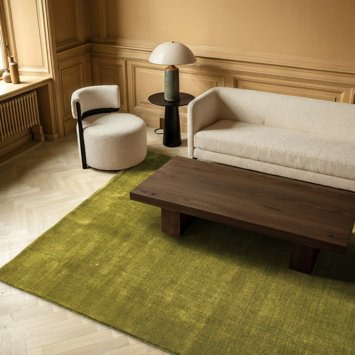 Alfombra de lana \'Rozen Handloom Wool Premium\' - Verde en el grupo Alfombras / Alfombras de lana con Reforma (V102015301)