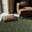 Alfombra Tipo Rya \'Lana tejida a mano Fassale\' - Verde