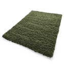 Alfombra Tipo Rya \'Lana tejida a mano Fassale\' - Verde