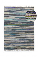 Alfombra de trapo \'Home\' - Multicolor/azul
