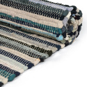 Alfombra de trapo \'Home\' - Multicolor/azul