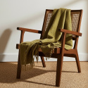 Plaid \'Samantha\' 130x170cm - Verde oliva
