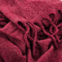 Plaid \'Samantha\' 130x170cm - Rojo oscuro