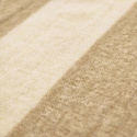 Plaid \'Beatriz Stripe\' 130x170cm - Beige/blanco