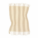 Plaid \'Beatriz Stripe\' 130x170cm - Beige/blanco