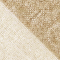 Plaid \'Beatriz Stripe\' 130x170cm - Beige/blanco