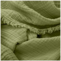 Manta de muselina \'Dorena\' 130x170cm - Verde