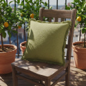 Funda de cojín \'Dorena\' 45x45cm - Verde