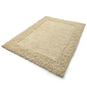 Alfombra Tipo Rya \'Melilla de lana tejida a mano\' - Natural