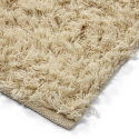 Alfombra Tipo Rya \'Melilla de lana tejida a mano\' - Natural