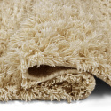 Alfombra Tipo Rya \'Melilla de lana tejida a mano\' - Natural