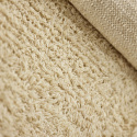 Alfombra Tipo Rya \'Melilla de lana tejida a mano\' - Natural
