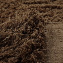 Alfombra Rya \'Melilla Handwoven Wool\' - Marrón