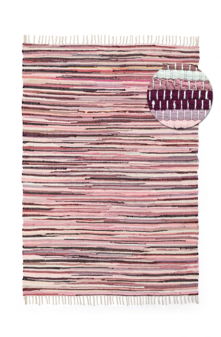 Alfombra Tipo Rya \'Fassale Handwoven Wool\' - Blanca en el grupo Decoración / Alfombras / Alfombras de ryas con Reforma (V10201)