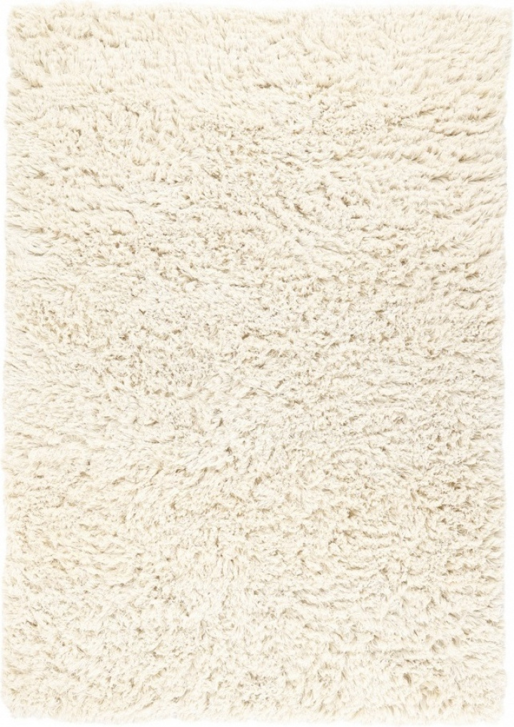 Alfombra Tipo Rya \'Fassale Handwoven Wool\' - Blanca en el grupo Alfombras / Alfombras de ryas con Reforma (V10201)