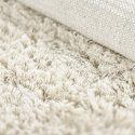 Alfombra Tipo Rya \'Fassale Handwoven Wool\' - Blanca