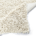 Alfombra Tipo Rya \'Fassale Handwoven Wool\' - Blanca