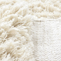 Alfombra Tipo Rya \'Fassale Handwoven Wool\' - Blanca