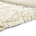 Alfombra Tipo Rya \'Fassale Handwoven Wool\' - Blanca