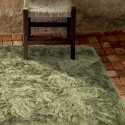 Alfombra Tipo Rya \'Sohar\' - Verde
